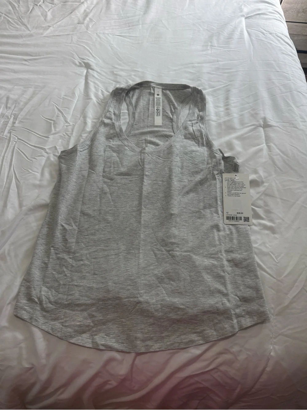 lululemon athletica Love Tank - Heathered Core Ultra Light Grey